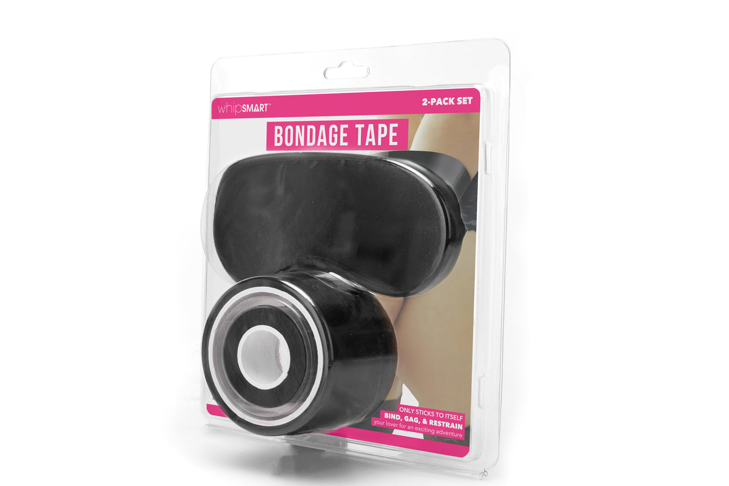 Whipsmart 100ft Bondage Tape Black | 848416011995 | Available at EroticWarehouse.com