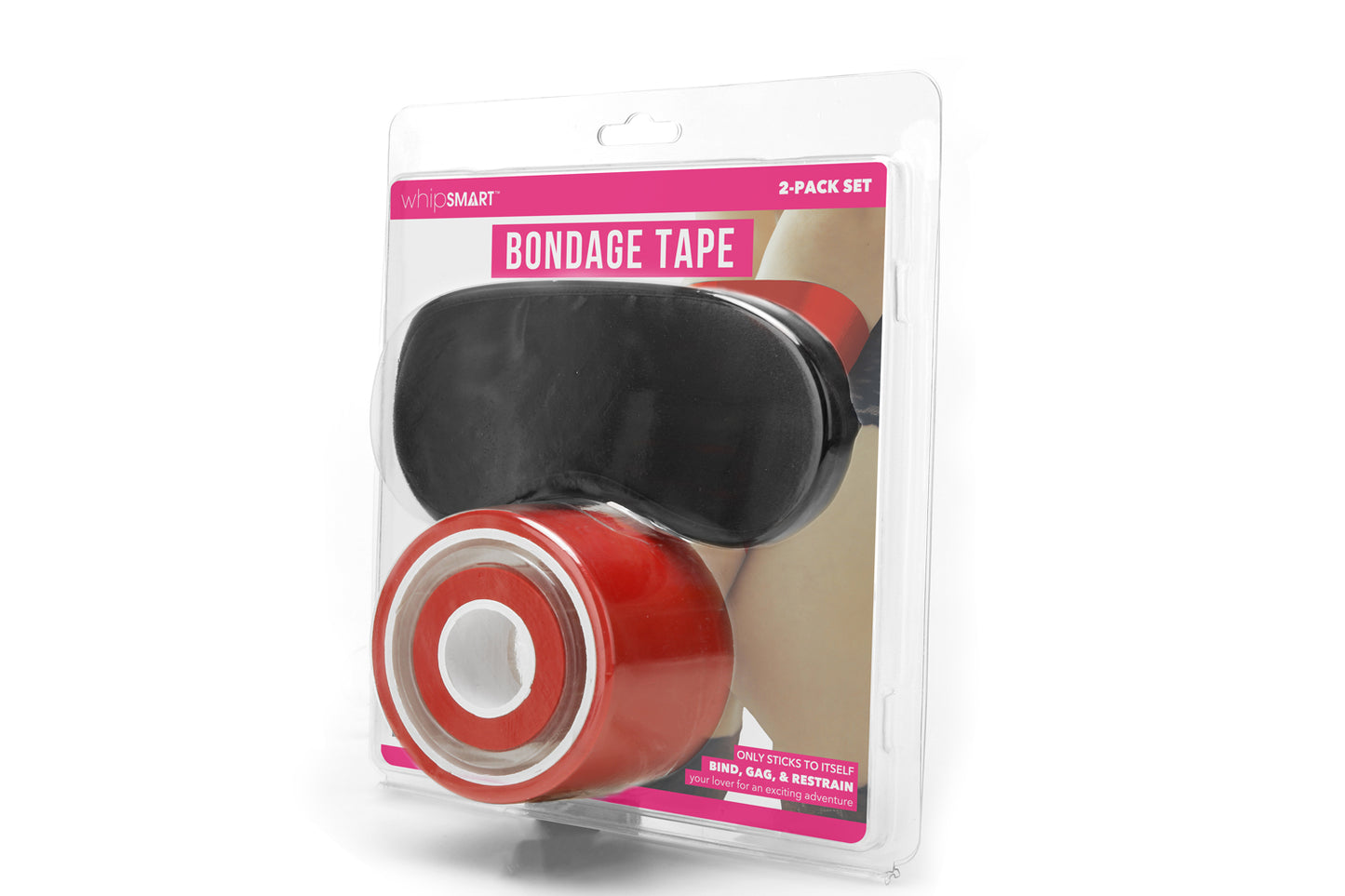 Whipsmart 100ft Bondage Tape Red | 848416012183 | Available at EroticWarehouse.com