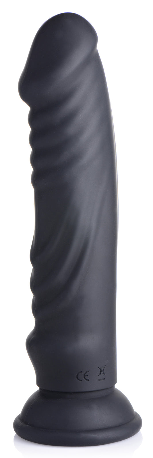 E-Stim and Vibrating Dildo With Remote - Black | 848518042613 | Available at EroticWarehouse.com