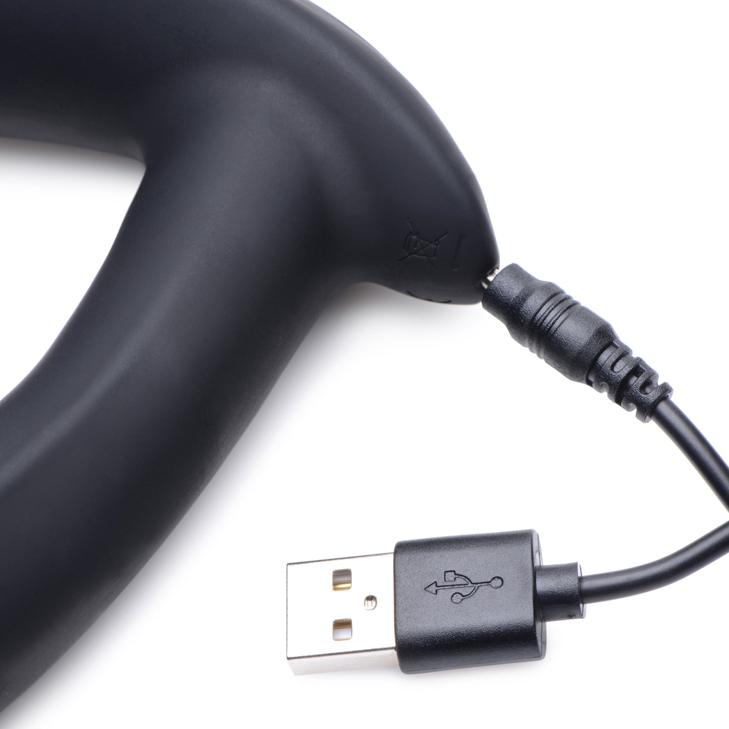 E-Stim and Vibrating Prostate Massager - Black | 848518042637 | Available at EroticWarehouse.com