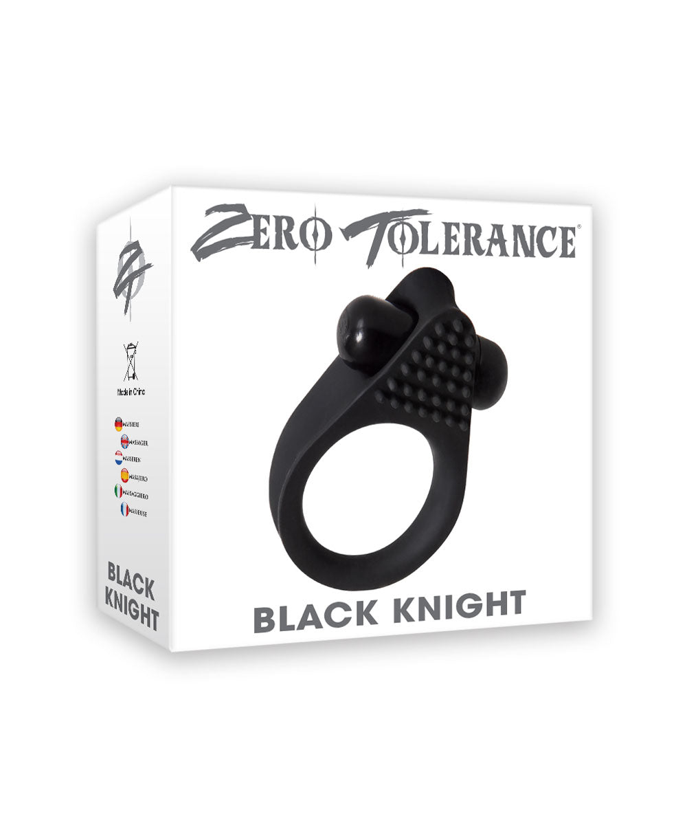Zero Tolerance Black Knight Cock Ring | 844477013305 | Available at EroticWarehouse.com