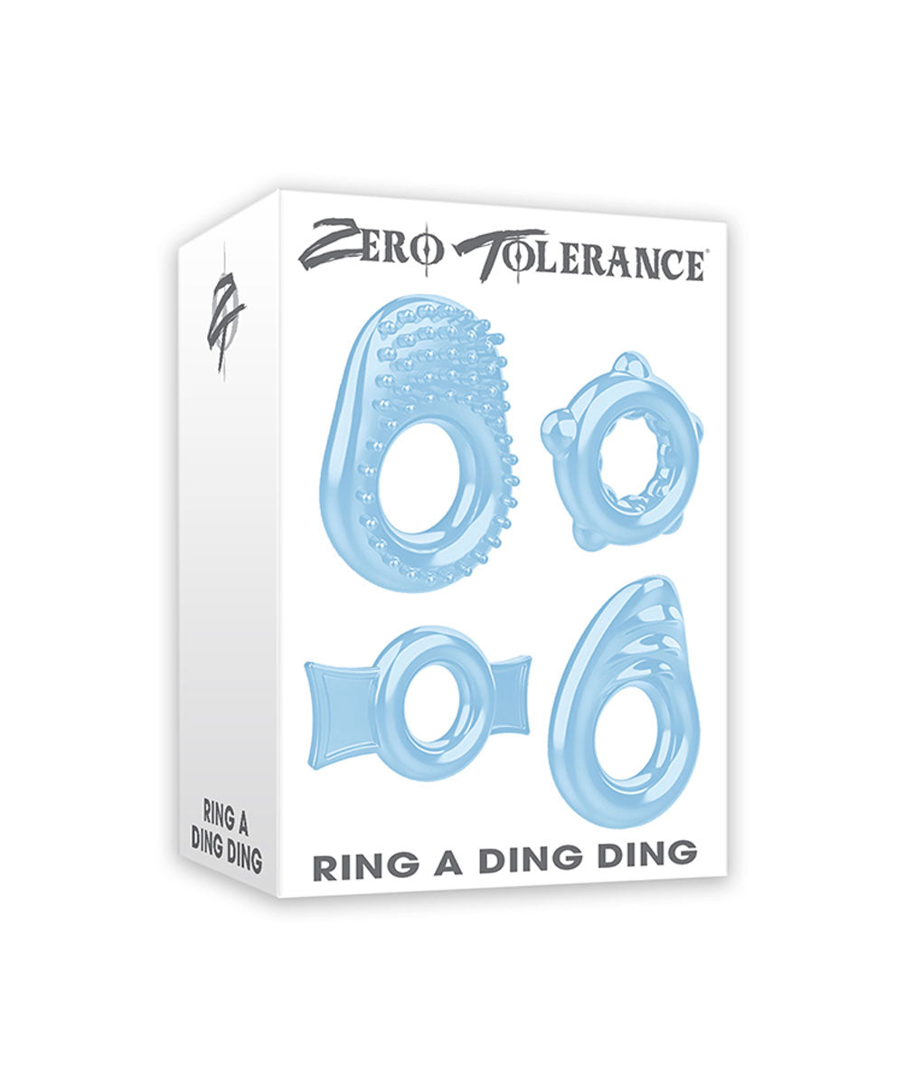Zero Tolerance Ring Ding Dong - Light Blue | 844477014395 | Available at EroticWarehouse.com