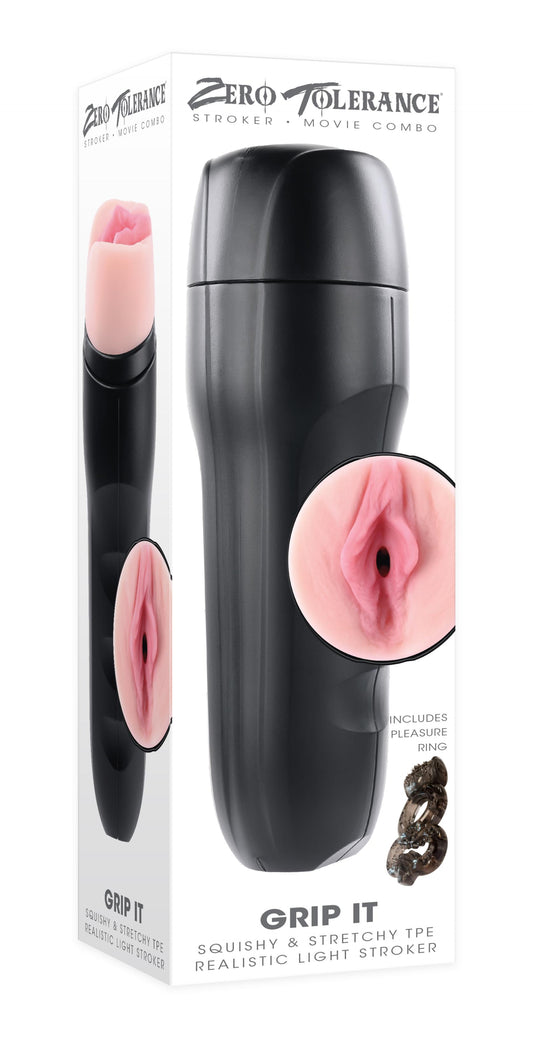 Zero Tolerance - Grip It - Pussy Style Stroker - Light | 844477021263 | Available at EroticWarehouse.com