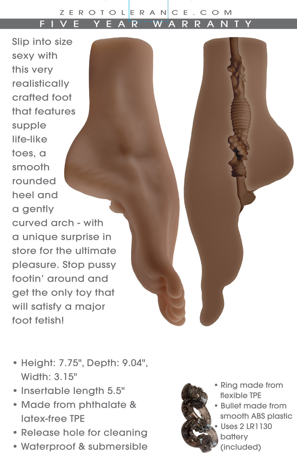 Pussy Footin – Dark | 844477023458 | Available at EroticWarehouse.com