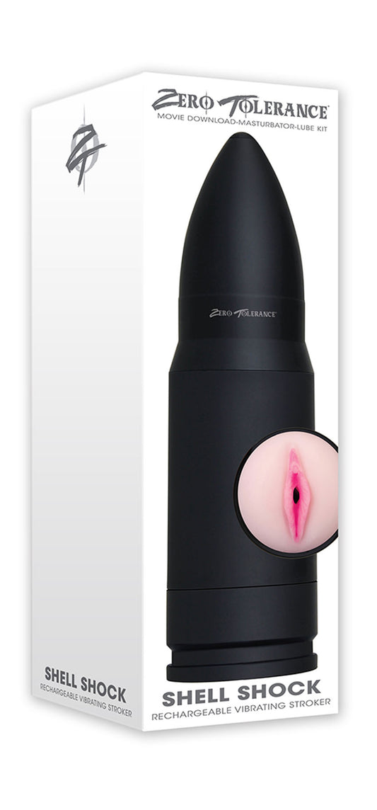 Zero Tolerance Shell Shock - Pussy Style Vibrating Stroker | 844477015194 | Available at EroticWarehouse.com
