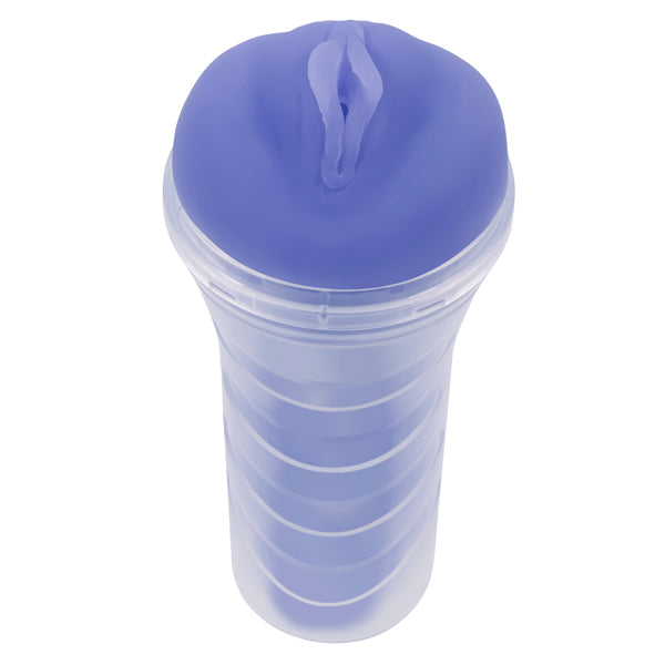 Zero Tolerance Pop on the Glow Pussy Style Stroker - Purple | 844477025575 | Available at EroticWarehouse.com