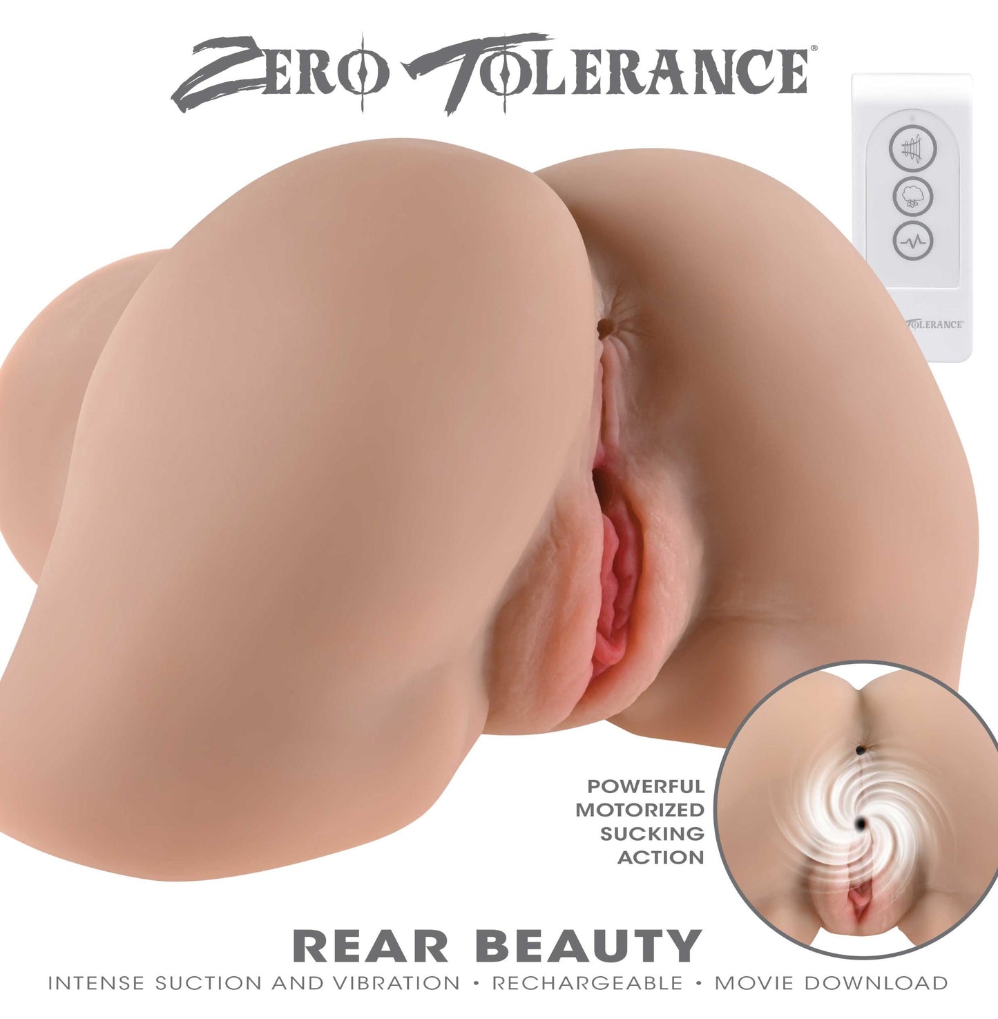 Rear Beauty Vibrating Sucking Ass And Pussy Style Stroker | 844477021751 | Available at EroticWarehouse.com