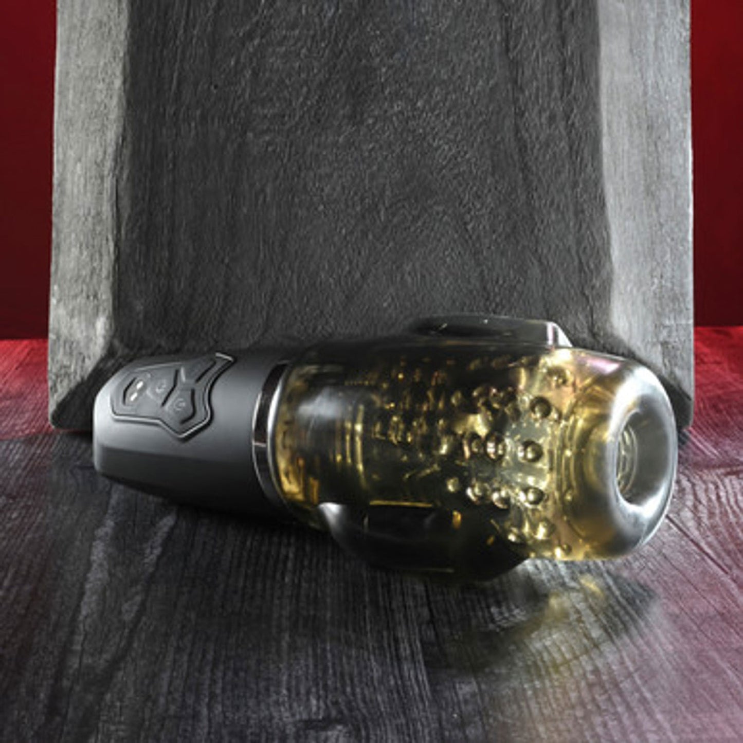 A Sucking Good Time Stroker - Black | 844477023663 | Available at EroticWarehouse.com