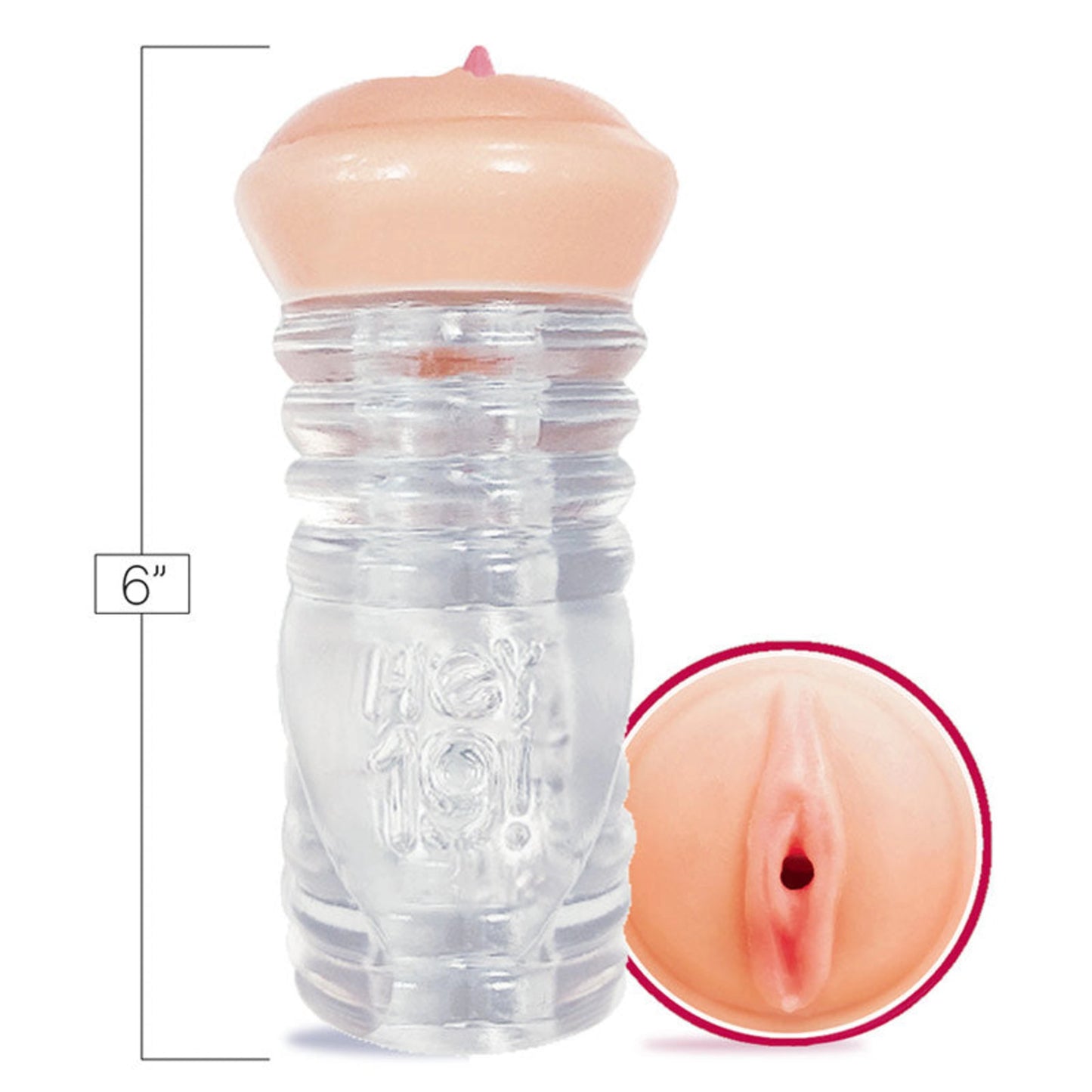 Hey 19 - Clear Celebrity Pussy Stroker - Haley Spades | 847841024198 | Available at EroticWarehouse.com
