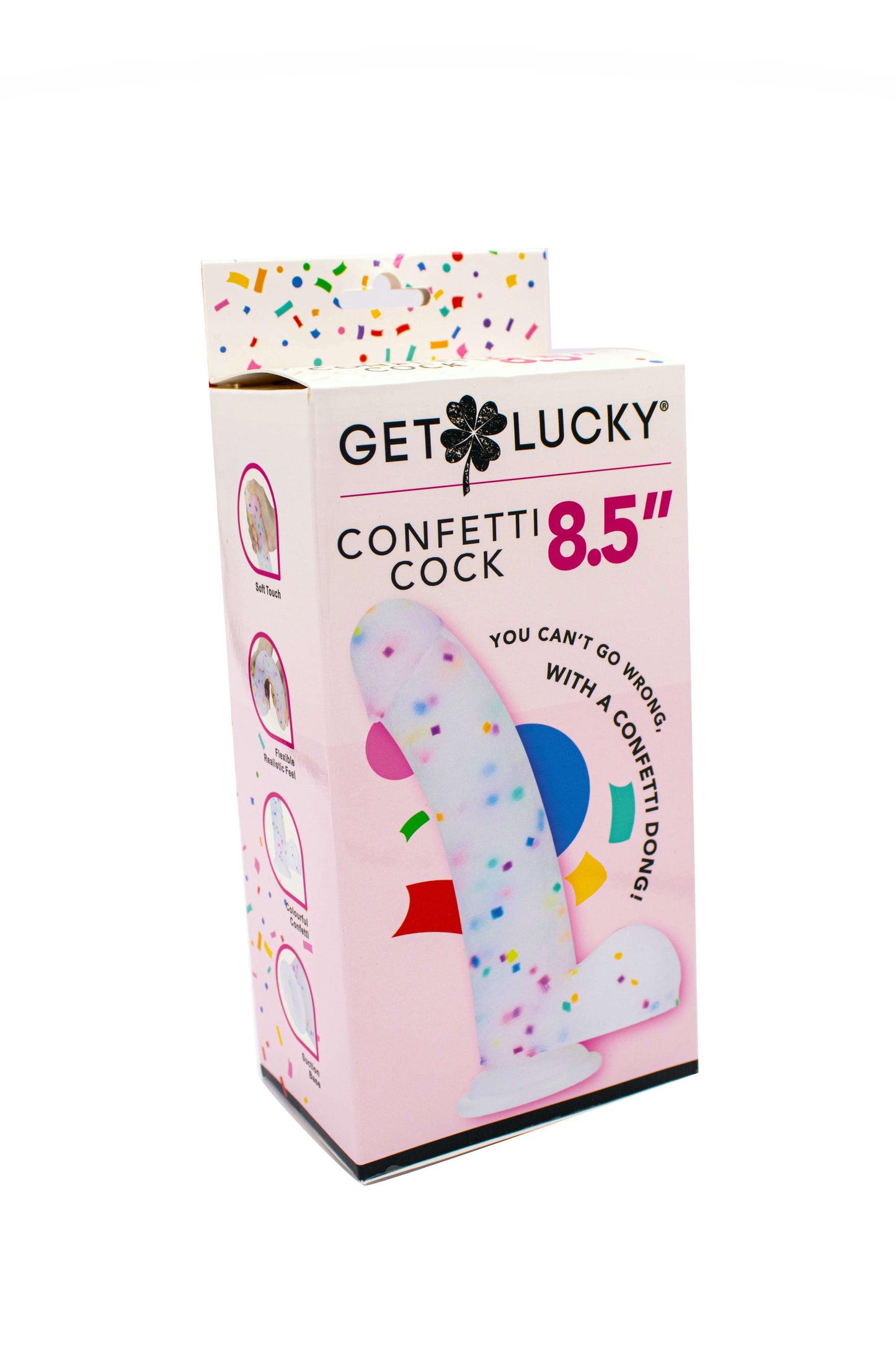 Get Lucky Confetti Cock - 8.5 Inch Dong | 812024034080 | Available at EroticWarehouse.com