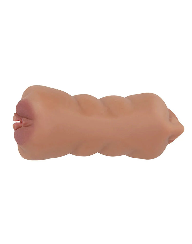 Sarah Mouth Masturbator Sleeve - Brown | 6959532360158 | Available at EroticWarehouse.com
