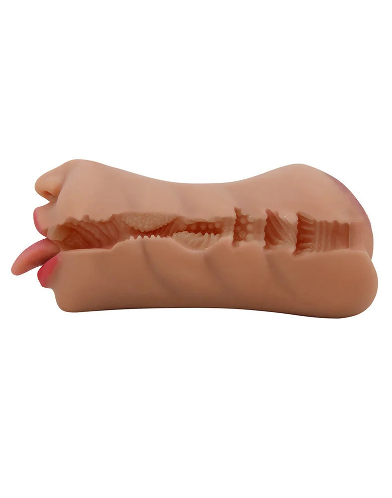 Sarah Mouth Masturbator Sleeve - Brown | 6959532360158 | Available at EroticWarehouse.com