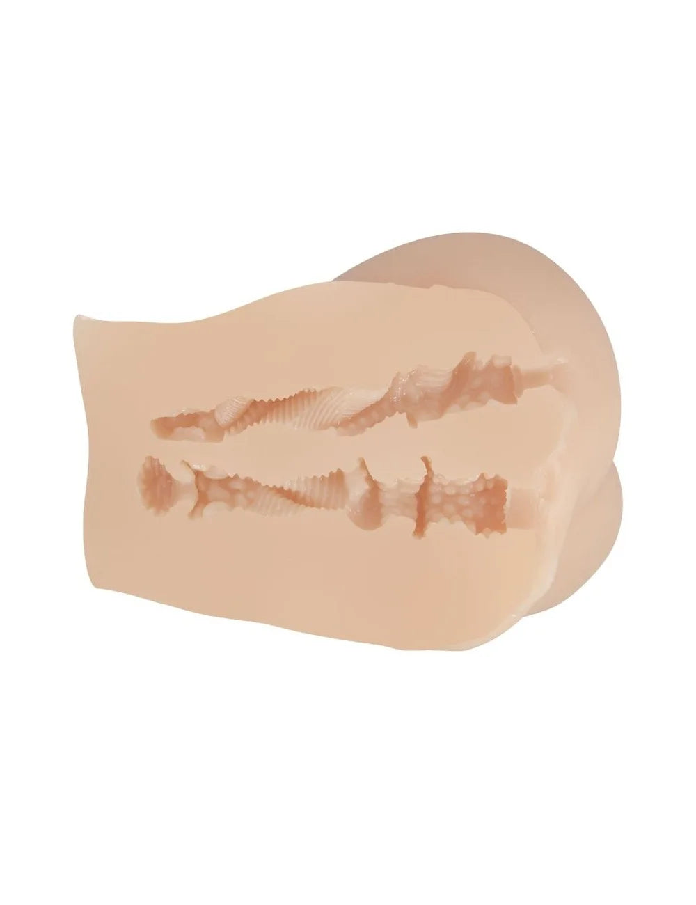 Emilia Realistic Vagina and Ass Vibrating Stroker - Light | 6959532329254 | Available at EroticWarehouse.com