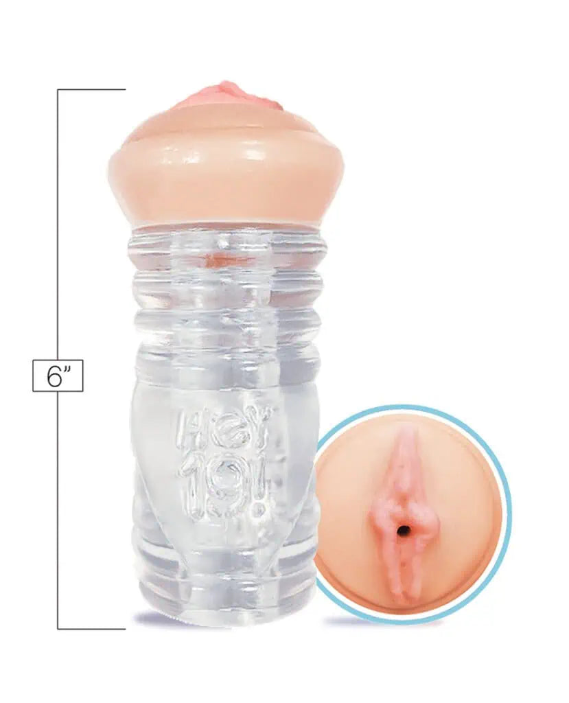 Hey 19 - Clear Pussy Celebrity Stroker - Leah Gotti | 847841024204 | Available at EroticWarehouse.com