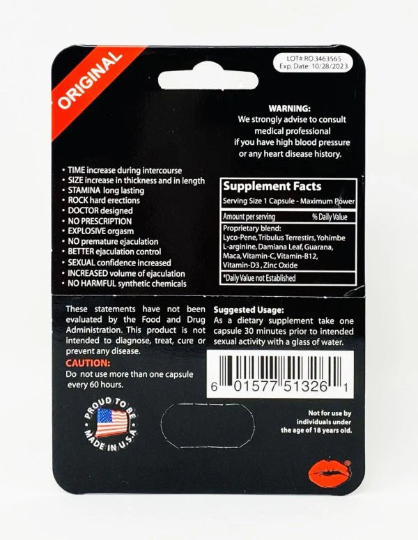 Thunder Bull 7K Male Enhancement - 24 Ct by Tracy Sales 601577513254 available at EroticWarehouse.com