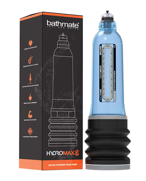 Bathmate Hydromax 8 - Blue Penis Pump | 5060140201014 | Available at EroticWarehouse.com
