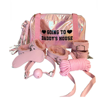 Unique Touch Going To Daddy's House Duffle Set | 8100046072 | Available at EroticWarehouse.com