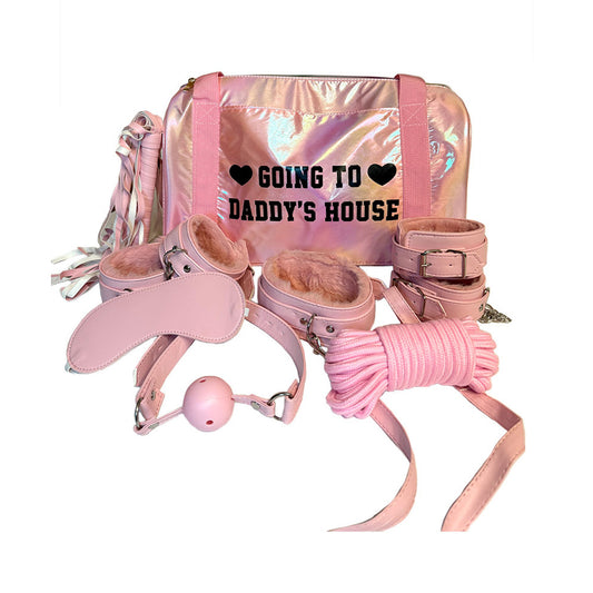 Unique Touch Going To Daddy's House Duffle Set | 8100046072 | Available at EroticWarehouse.com