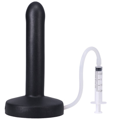 Pop Slim By Tantus Squirting Dildo Midnight | 19213851866 | Available at EroticWarehouse.com