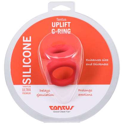 Uplift Silicone C-Ring Crimson | 19213853341 | Available at EroticWarehouse.com