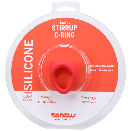 Stirrup Silicone C-Ring Crimson | 19213853426 | Available at EroticWarehouse.com