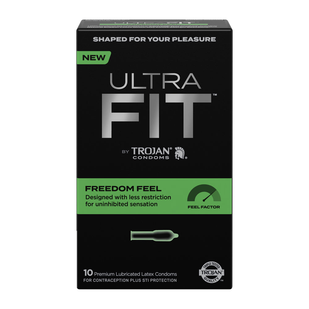 Trojan Ultra Fit Freedom Feel Condoms 10Pk | 22600001430 | Available at EroticWarehouse.com