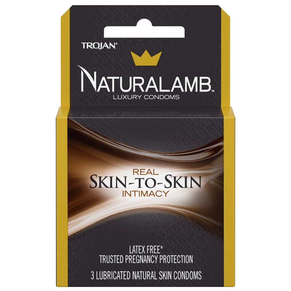 Trojan Naturalamb 3Pk | 22600002789 | Available at EroticWarehouse.com