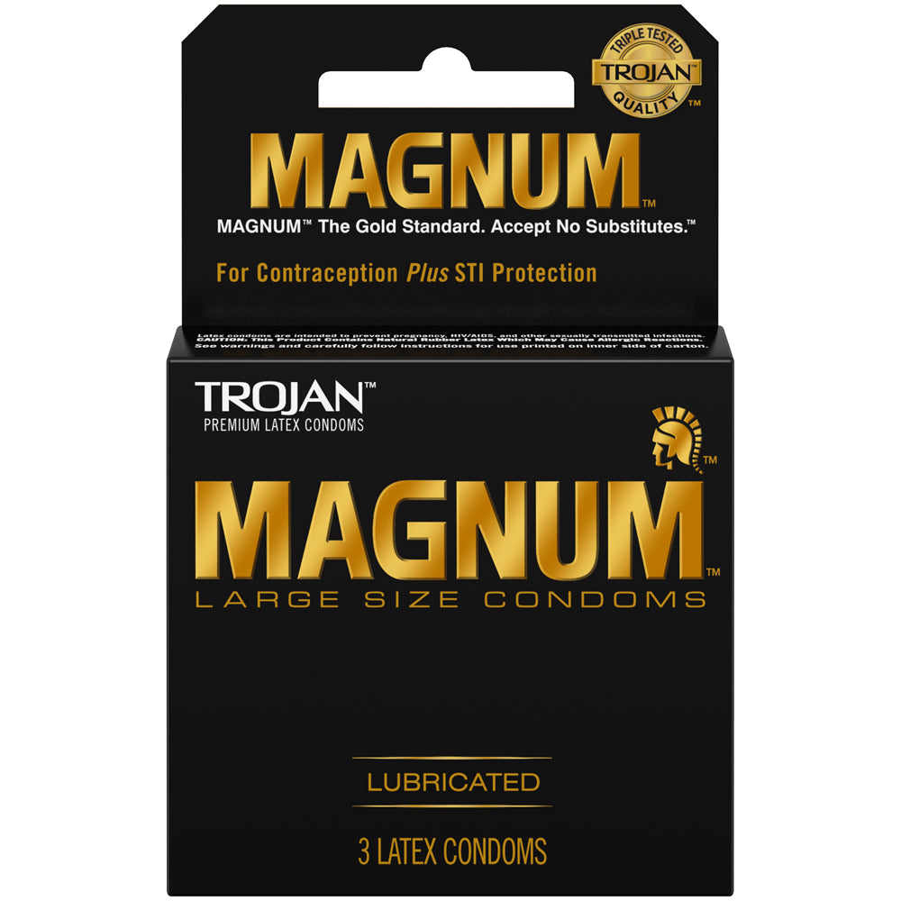Trojan Magnum Gold Collection 3Pk | 22600019879 | Available at EroticWarehouse.com