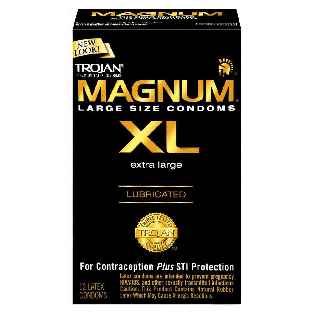 Trojan Magnum XL (12ct) | 22600647140 | Available at EroticWarehouse.com