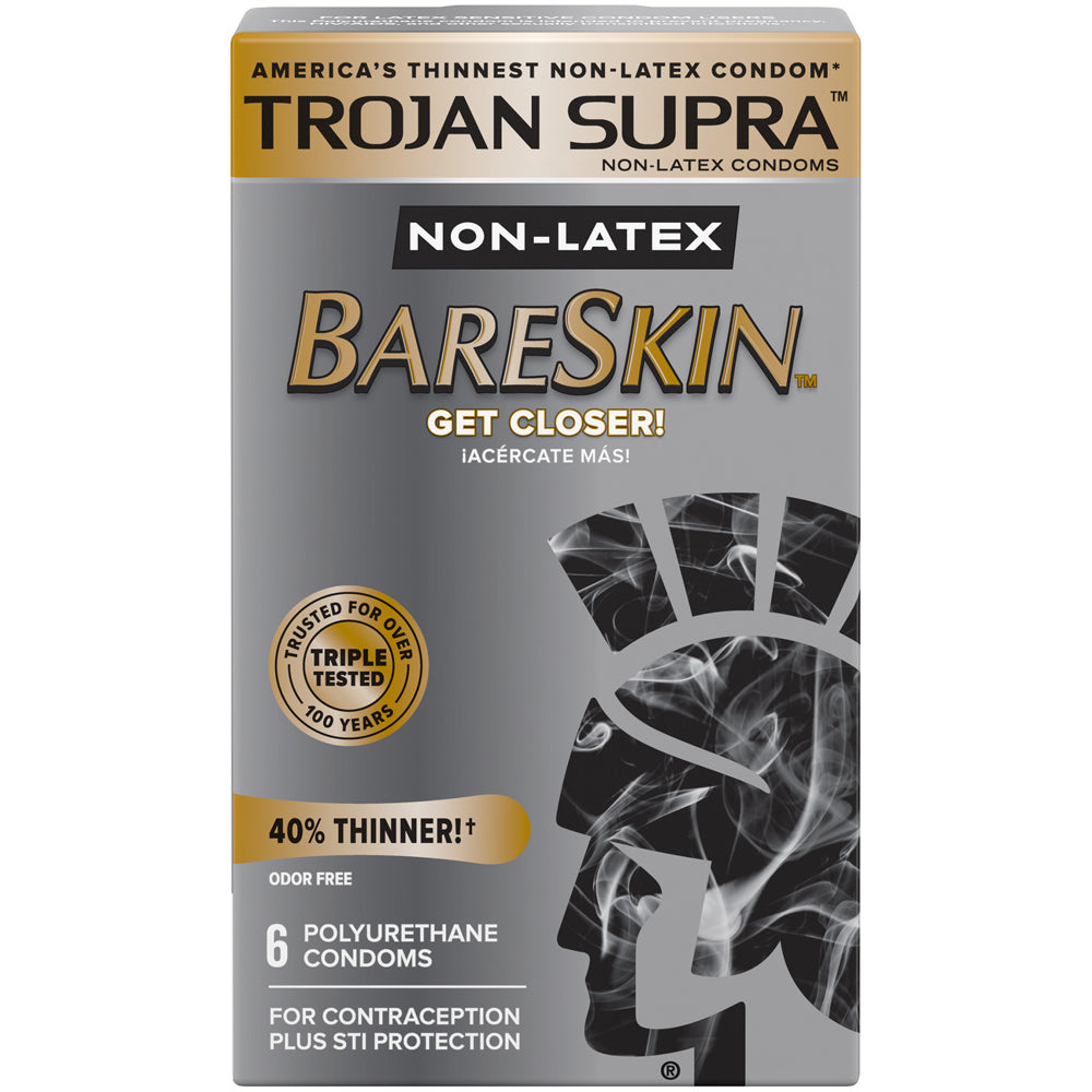 Trojan Supra Lubricated (6ct) | 22600902423 | Available at EroticWarehouse.com