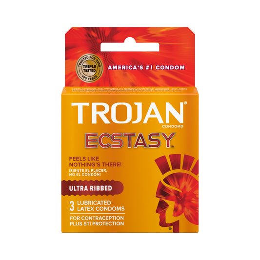 Trojan Ecstasy 3Pk Ultrasmooth | 22600947219 | Available at EroticWarehouse.com