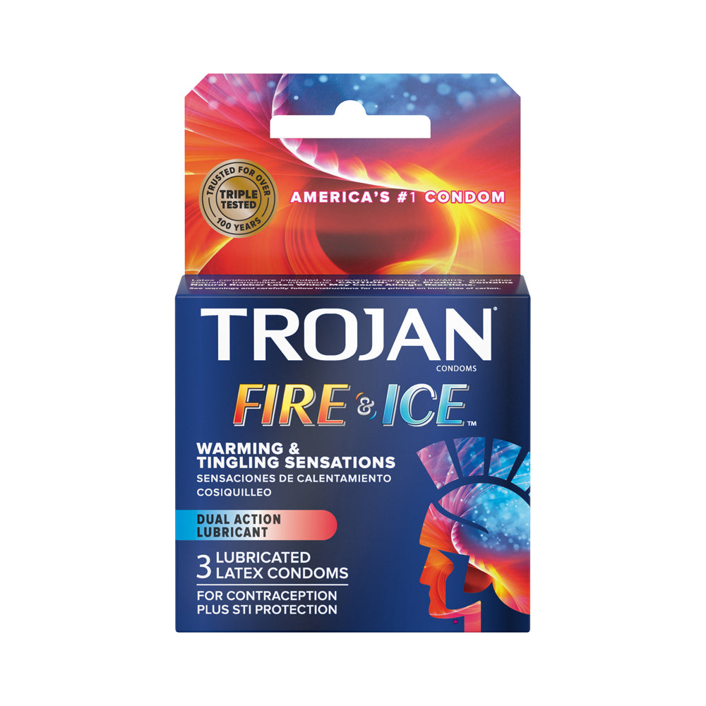 Trojan Fire & Ice (3PK) | 22600960034 | Available at EroticWarehouse.com