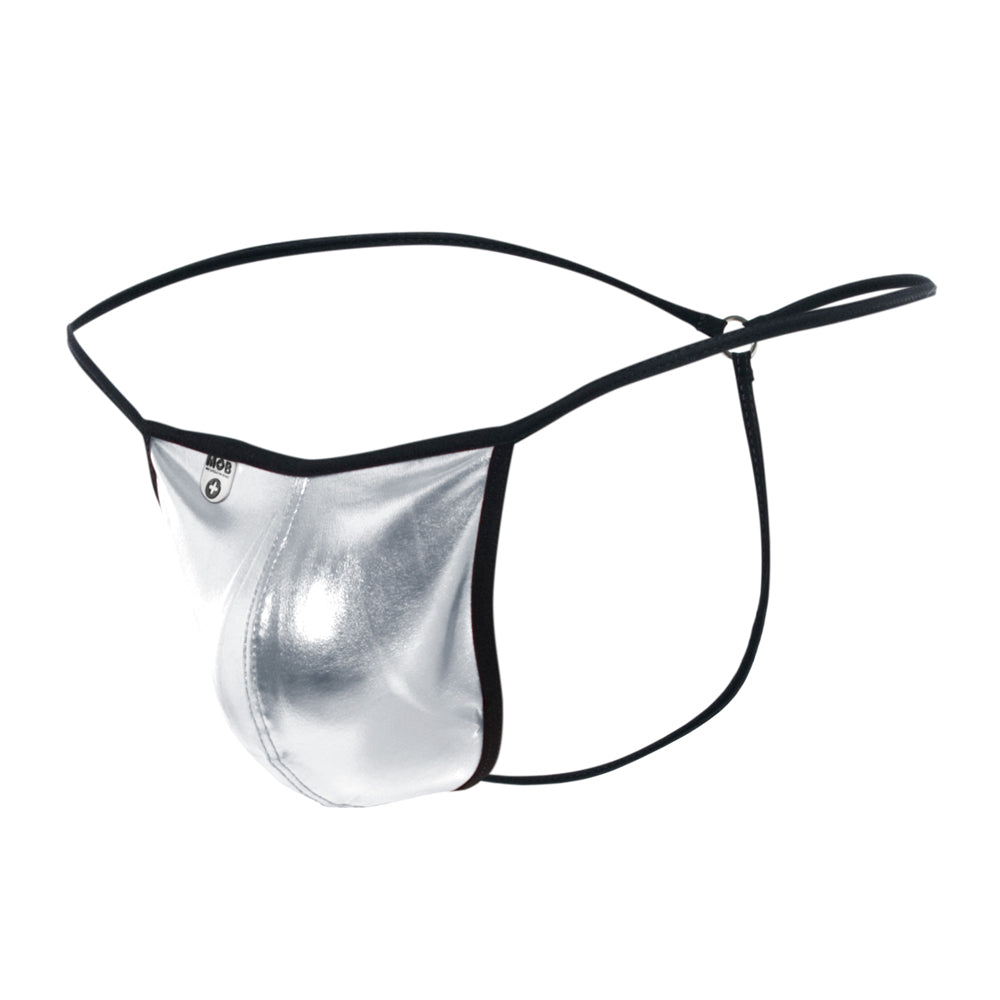Mirror G String Silver L/Xl | 47393585264 | Available at EroticWarehouse.com