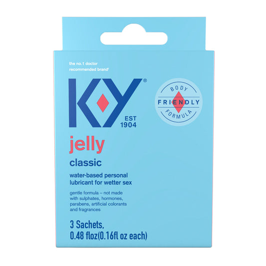 KY Jelly 3Pk Sachet .16 oz. | 67981993738 | Available at EroticWarehouse.com