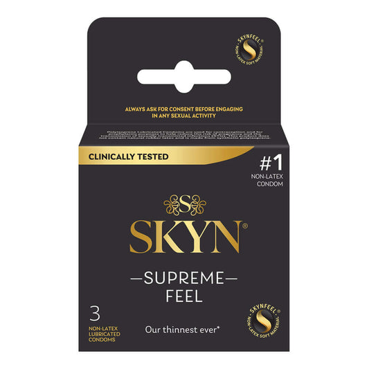 Skyn Supreme Feel Condoms 3Pk | 70907001417 | Available at EroticWarehouse.com
