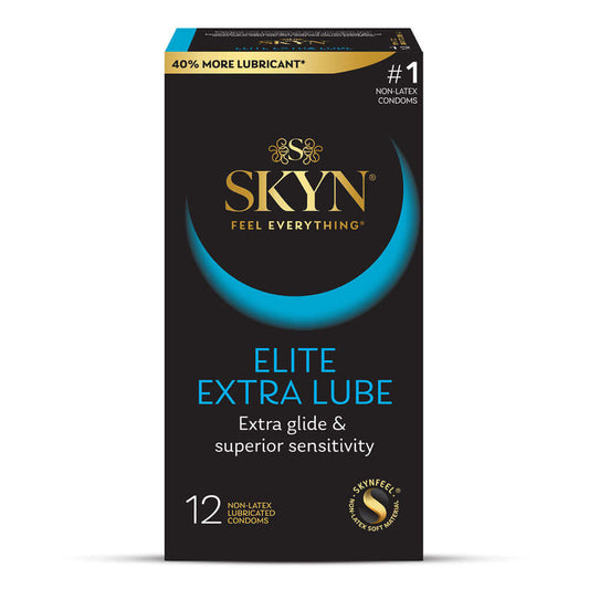 Skyn Elite Extra Lubricated Condoms 12Pk | 70907275122 | Available at EroticWarehouse.com