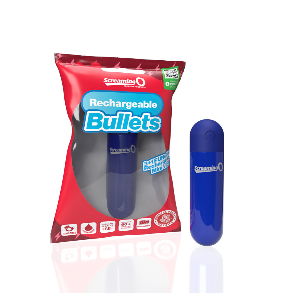 Screaming O Rechargeable Bullets In Pop Box Assorted 12 Ct Display | 20817483017401 | Available at EroticWarehouse.com
