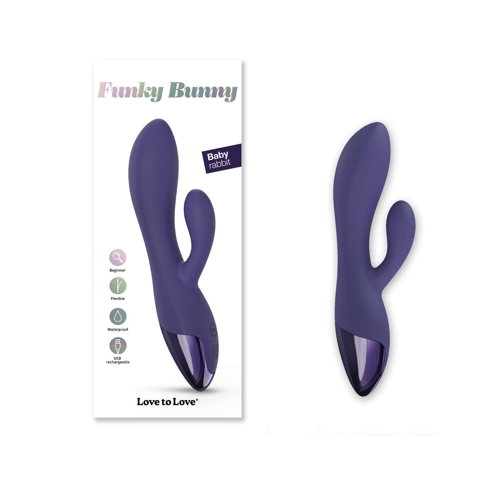 Love To Love Funky Bunny Midnight Indigo | 3700436033067 | Available at EroticWarehouse.com
