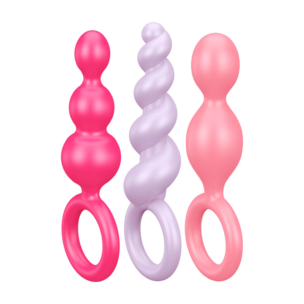 Satisfyer Booty Call (Set of 3) Colored | 4049369016594 | Available at EroticWarehouse.com