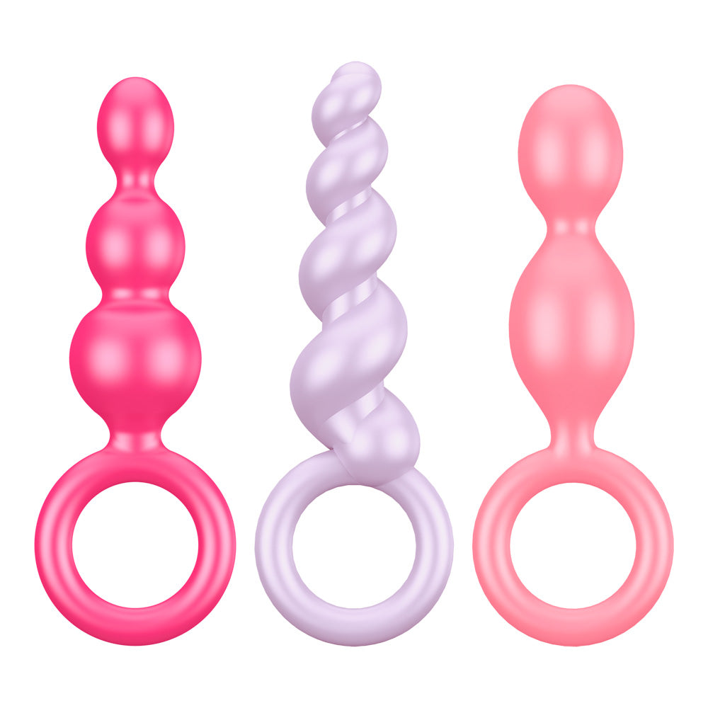 Satisfyer Booty Call (Set of 3) Colored | 4049369016594 | Available at EroticWarehouse.com