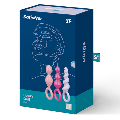 Satisfyer Booty Call (Set of 3) Colored | 4049369016594 | Available at EroticWarehouse.com