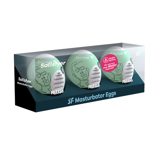 Masturbator Egg 3Er Set Riffle | 4049369043446 | Available at EroticWarehouse.com
