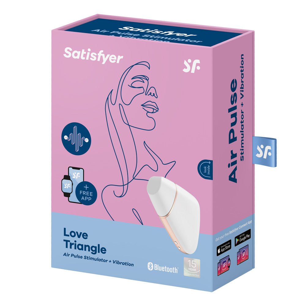 Satisfyer Love Triangle White | 4061504007533 | Available at EroticWarehouse.com