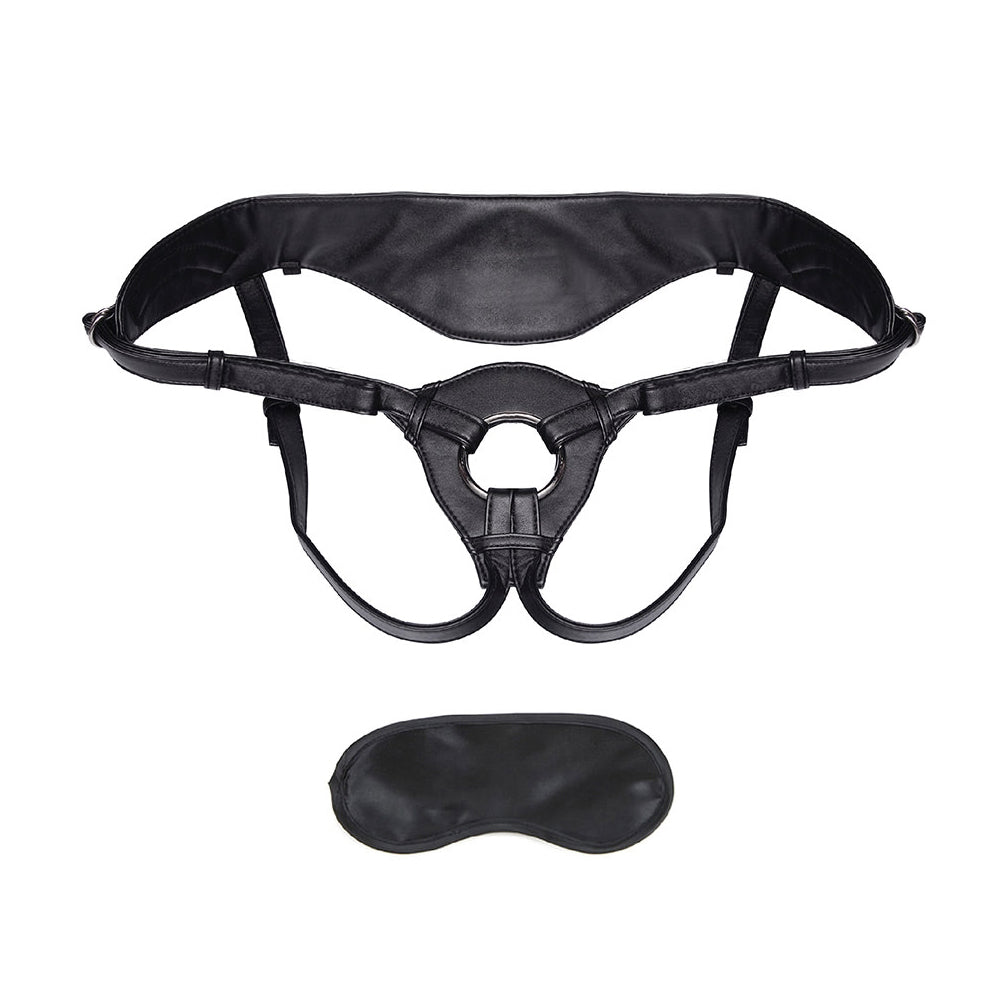 Patent Leather Strap-On Harness | 4890808062098 | Available at EroticWarehouse.com