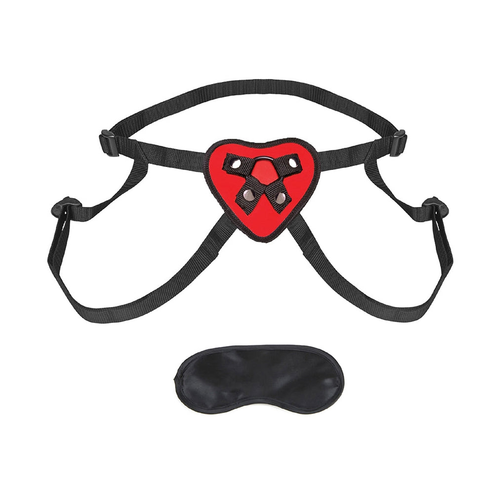Red Heart Strap-On Harness | 4890808062111 | Available at EroticWarehouse.com