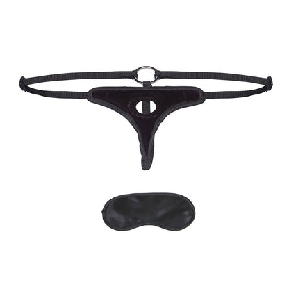 Black Velvet Bikini Strap-On | 4890808062135 | Available at EroticWarehouse.com