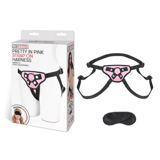 Pretty In Pink Strap-On Harness | 4890808062166 | Available at EroticWarehouse.com