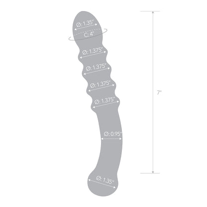 Purple Rain Ribbed Dildo | 4890808063163 | Available at EroticWarehouse.com