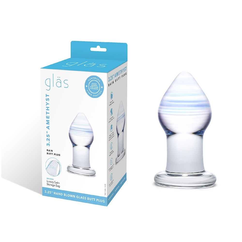 Amethyst Rain Butt Plug | 4890808063262 | Available at EroticWarehouse.com