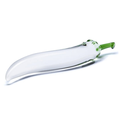 Glass Naturals Chili Pepper Dildo | 4890808063514 | Available at EroticWarehouse.com